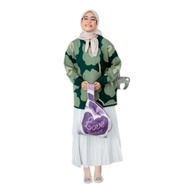 Cardigan Rajut Panjang Wanita Muslimah Model SWEATER LETTY BIG FLOWER