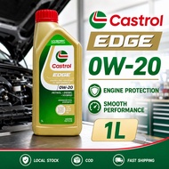 Genuine Castrol EDGE 0W20 Fully Synthetic Engine Oil 1L FST Technology Minyak Hitam Minyak Enjin Mot