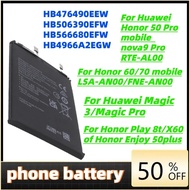 Phone Battery For Huawei P30 Pro Mate 20 Pro 50 Pro/Magic 3 Pro/Play 50 Plus HB476490EEW HB506390EFW