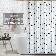 Shower curtain, bathroom shower curtain, shade curtain, sanitary partition curtaTirai Mandi Bilik Ma