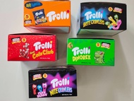 Trolli  กัมมี่กลิ่นผลไม้รวม 16 กรัม ทรอลลี่ เยลลี่ขวด เยลลี่หนอน ไดโนเสาร์