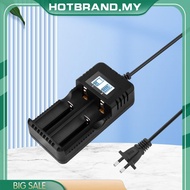 [Hotbrand.my] 2 Slots 18650 Battery Charger LCD Display Smart Charger for 18650 26650 Battery