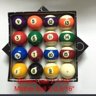 Billiard Ball Set 2 - 1/16 Pool Ball Best Quality Medium Size