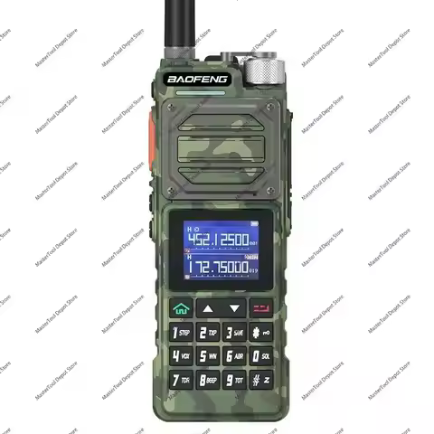 BAOFENG UV25 Walkie Talkie 10W High Powerful Long Range Radios Tactical Multi-Band Type-C 999CH UV-2