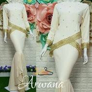 S/M/L/2XL/3XL KURUNG RAYA/DINNER/TUNANG ARWANA SARI LACE
