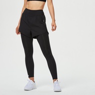 Decathlon Fitness 2-In-1 Leggings / Shorts - Black