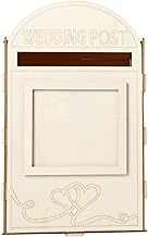 Creative Mailbox Wall Mount Wooden Drop Box Medium Capacity Post Box Diy Modern Parcel Box 20.3 X 20