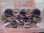 紫水晶球 彩色開口笑