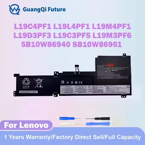 68Wh L19C4PF1 L19L4PF1 L19M4PF1 Laptop Battery for Lenovo Ideapad 5-15 5-15IIL05 5-15ARE05 5-15ITL05