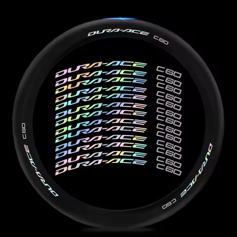 Road Bike Wheels Sticker R9270-DURA-ACE C60 Wheelset Stickers Bicycle Rim Decals Cycling Waterproof 
