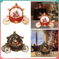 Amagogo Christmas Carriage Snow Globe, Christmas Snow Globe, Lantern Decoration Table