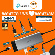 TP-Link UH6120C USB Type-C 6-Port Hub (6-in-1 Expansion) @ IBN