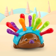 Early Childhood Education Color Recognition Baby Concentration Montessori Fine Puzzle Hedgehog L0e0