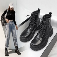 KY/16 Augusto Dr. Martens Boots Female2023Fall New British StyleinsSpring and Autumn Boots Platform High Ankle Boots X58