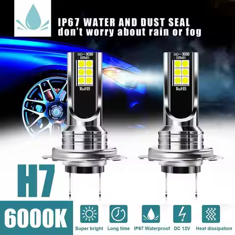 1Pcs H1 H3/H4/H7/H11 LED Car Headlight Bulb Beam Kit Bulbs 26000LM Headlight Light 12V High Fog 24v 