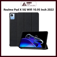 Leather Cover for Realme Pad X 5G Wifi 10.95 Inch 2022 Tablet Smart Cover