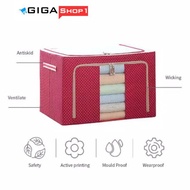 (Expert) 66L Storage Box Foldable Storage Box Bag Wardrobe Clothes Toys