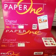 Paper One A4 100 gr A4 HVS Paper 100 Gr 1 Ream
