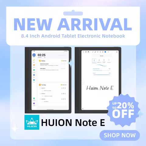 HUION Note E Android Tablet Electronic Notebook 8.4 Inch All-in-one Note-taking Reading Drawing Tabl