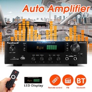 Sunbuck 1000W Mini Amplifier Home Car Audio Power Amplifier Bluetooth 2-Channel Bass High Fidelity Amplifier AV80