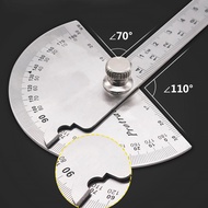 Protractor Penggaris Busur Derajat Measuring 14.5cm 180 Degree - PR180 - Silver