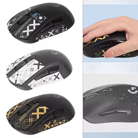 Mouse Grip Tape Skate Handmade Anti-skid Stickers ForLogitech G403 G603 G703 Lizard Skin Sweat Absor