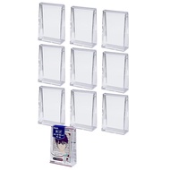 Inomata Chemical Card Display Case 10pcs Made in Japan 3855 Clear 8.1 × 3.2 × Height 11.7cm (Compati