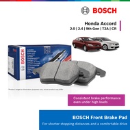 Bosch Front Brake Pads for Honda Accord 2.0 2.4 9th Gen T2A CR (2013 - 2019)