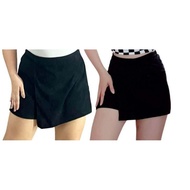 skort palda short semi plus 30'-40' waistline black only