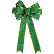 St Patricks Day Bow for Wreath Decorations Green St Patricks Day Tree Topper Bows 13’’x9’’ Large Bow