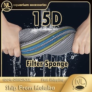 💠15D💠 Aquarium 15D Filter Sponge Filter Cotton Fish Tank 15D 过滤棉耐洗无胶