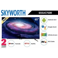 Skyworth 70 Inch 4K Android TV 70SUC6500 | Netflix Youtube Smart TV | 65 Inch 65SUC7500 | 55 Inch 55