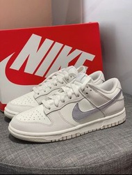 🍬Nike Dunk Low Metallic Purple 耐磨透氣低幫板鞋 女款 白紫