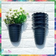 POT DINDING NEW TAWON 15 HITAM PUTIH GOLD HIJAU PINK GARDEN OF LOVE POT TEMPEL DINDING OMBAK NKT LAV