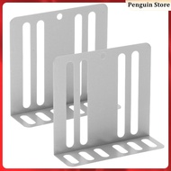 💍 2Pcs Silver Iron Car Audio Mounting Bracket 3.0x2.8x1.0in for Vehicle Installation