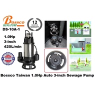 Bossco Auto 1.0Hp / 750W (3-inch) 420L/min Submersible Sewage Pump