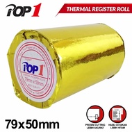 [ROLL] POP 1 THERMAL PAPER ROLL 79X50MM FAX PAPER THERMAL PAPER*