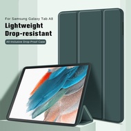 เคส Samsung Galaxy Tab A8เคสแท็บเล็ตขาตั้งพับได้หนัง PU นิ่มกันกระแทก2022 10.5นิ้ว SM-X205 SM-X200