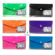 CSQUARE A6 Money Expanding Plastic Envelope for School and Office Use LK-2316 DL