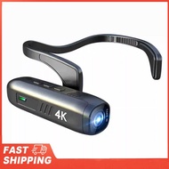 4K 30FPS Anti Shake and 120° Wide Angle Lens Video Camera Head Mounted Camera Wearable Video Camera 