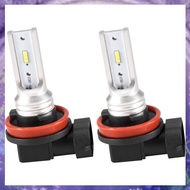 [P K A M] H8 H11 H16 Led Fog Light Bulb, H16 Led Fog Lamp High Power Csp-Y11, Cool White 6500K (Pack