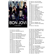 Pendrive Usb Mp3 Song Lagu Album Bon Jovi a185 D3