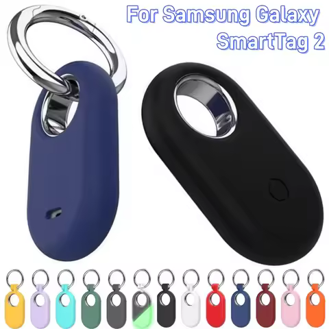 New For Samsung Galaxy Smart Tag 2 Locator Tracker Case Keychain Anti-Scratch Protective Skin Cover 