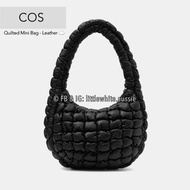 限時優惠❤️‍🔥澳洲直送✈️ COS Quilted Mini Bag  Leather 細雲朵包 Black Dark 黑色 皮革雲朵包 (迷你肩背包 手袋 Shoulder Bag 細袋子 小雲朵