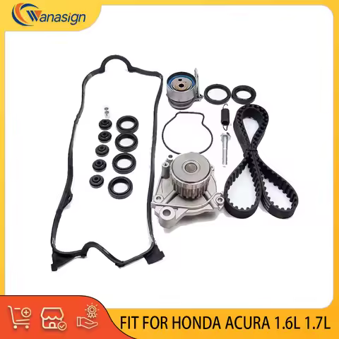 Engine Timing Belt Kit Water Pump Valve Cover Gasket For Honda ACURA CIVIC FR-V JAZZ STREAM EL 1.6L 