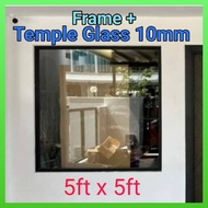 Temple Glass 10mm + Frame (Coating Black/White)