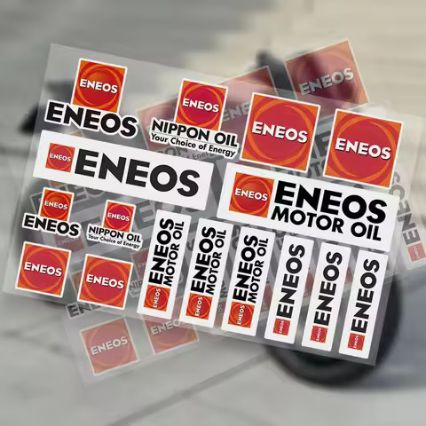 Motorcycle Waterproof Reflective Body Fuel Tank and Helmet Stickers Vinyl Decals Bicycle and Car Acc