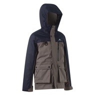 QUECHUA 三合一羽絨外套 SH900－卡其色