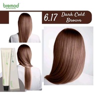 Bremod hair color 6.17 dark Cold Brown hair dye