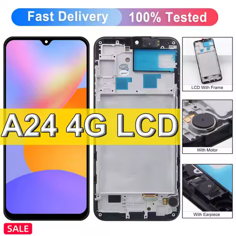 TFT A24 Screen For Samsung Galaxy A24 4G LCD Display SM-A245F Touch Screen Replacement For Samsung A